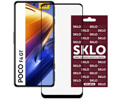 Защитное стекло SKLO 3D (full glue) для Xiaomi Poco F4 GT