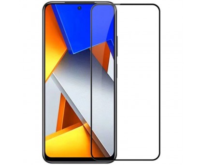 Защитное стекло XD+ (full glue) (тех.пак) для Xiaomi Poco M4 Pro 4G