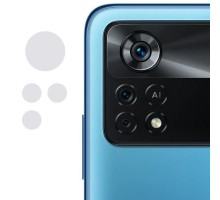 Гибкое защитное стекло 0.18mm на камеру (тех.пак) для Xiaomi Poco X4 Pro 5G
