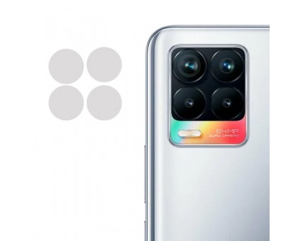 Гибкое защитное стекло 0.18mm на камеру (тех.пак) для Realme 8 / 8 Pro