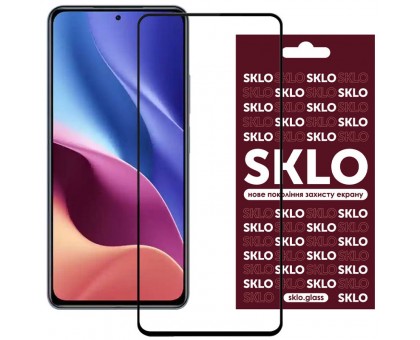 Защитное стекло SKLO 3D (full glue) для Xiaomi Redmi 10 / Note 10 5G / Poco M3 Pro