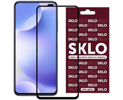 Защитное стекло SKLO 3D (full glue) для Xiaomi K30 / Poco X3 NFC / Poco X3/Mi 10T/Mi 10T Pro/X3 Pro