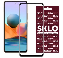 Защитное стекло SKLO 3D (full glue) для Xiaomi Redmi Note 10 / Note 10s / Poco M5s