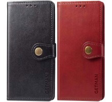 Кожаный чехол книжка GETMAN Gallant (PU) для Xiaomi Redmi Note 10 / Note 10s