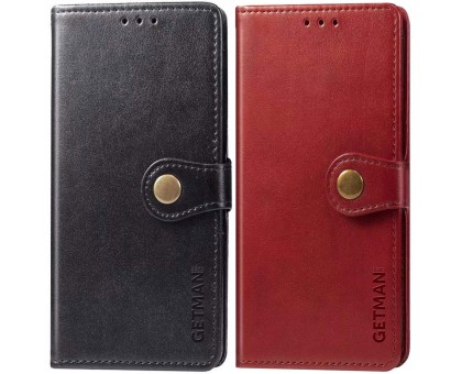 Кожаный чехол книжка GETMAN Gallant (PU) для Xiaomi Redmi Note 10 / Note 10s