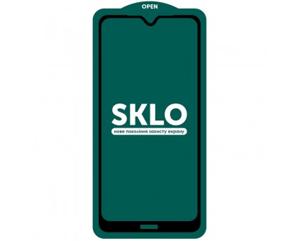 Защитное стекло SKLO 5D (full glue) (тех.пак) для Xiaomi Redmi Note 8T