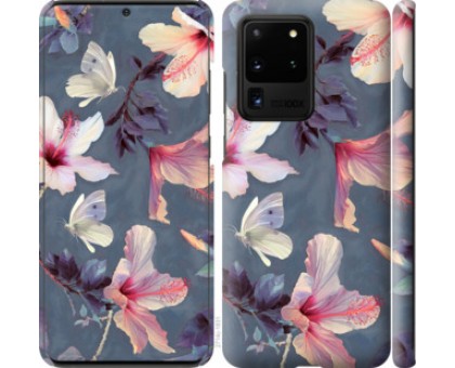 Чехол Нарисованные цветы для Samsung Galaxy S20 Ultra
