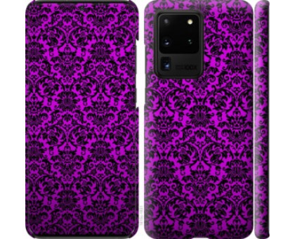 Чехол фиолетовый узор барокко для Samsung Galaxy S20 Ultra