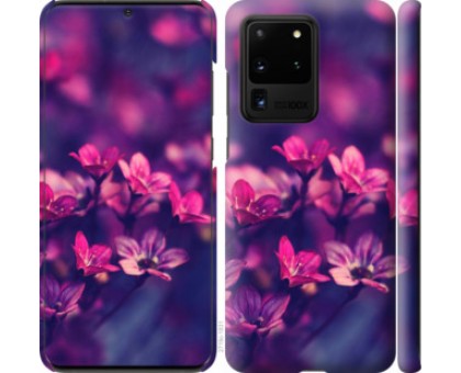 Чехол Пурпурные цветы для Samsung Galaxy S20 Ultra