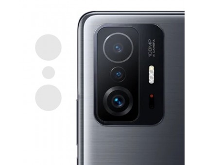 Гибкое защитное стекло 0.18mm на камеру (тех.пак) для Xiaomi 11T / 11T Pro